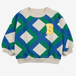 NWT BOBO CHOSES | Giant Check Sweatshirt